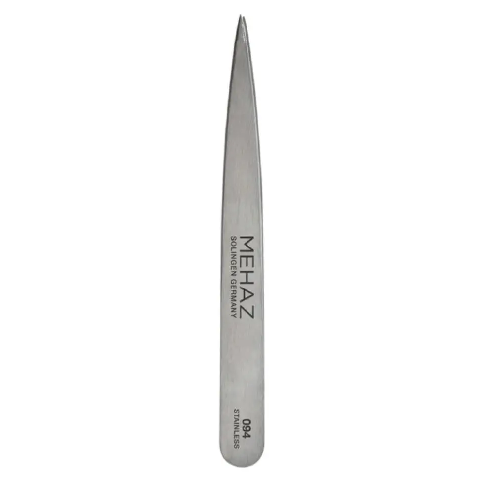 Mehaz Super Fine Pointed Tweezer, Stainless Steel Facial Tool for Ingrown Hair and Splinter Removal with Precision Grip for Easy Tweezing, Facial Tools, Precision Grasp, Hard-To-Reach, Pointed Shape, Tweezer Tool