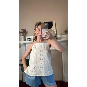 Eyelet Lace Sleeveless Top
