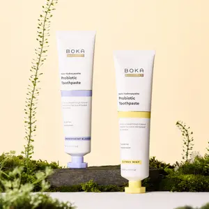 Boka Probiotic Nano Hydroxyapatite Toothpaste – Peppermint Blossom & Citrus Mint, Fluoride-Free, 4oz