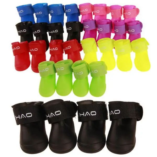 PVC Pet Rain Boots | Candy Colour S to XXL