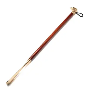72cm Long Handle Shoe Horn, No Bending  Metal Wooden Shoe Helper for Elderly Pregnant  Women, Durable Duck Head Design for All Shoes
