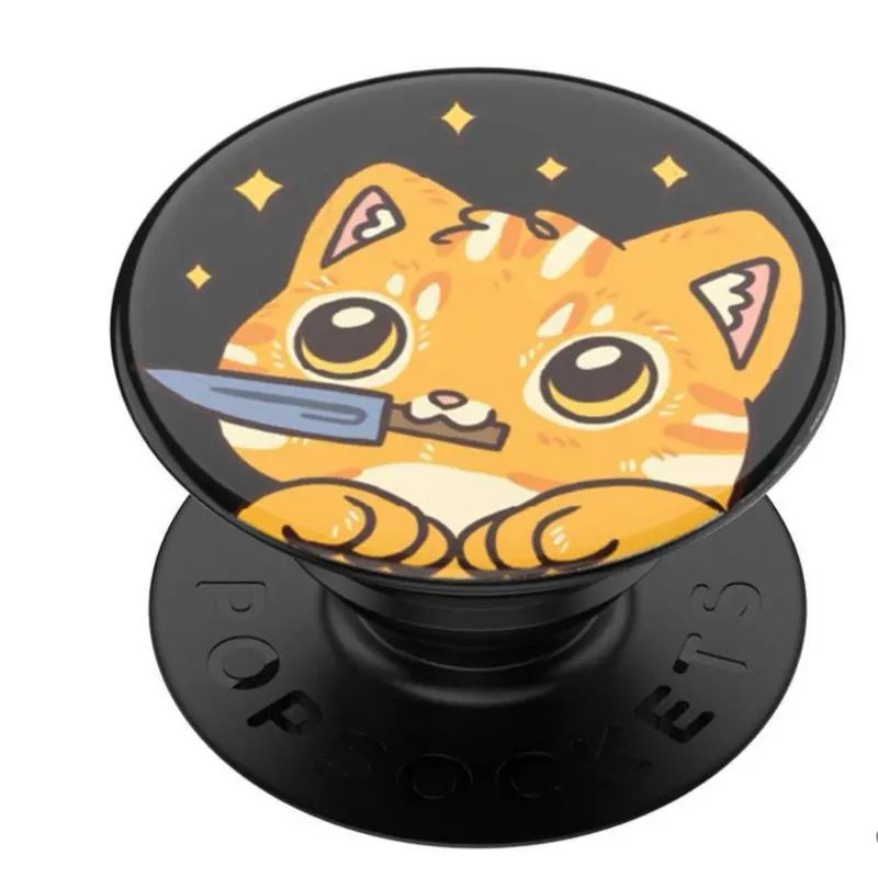 PopSockets PopGrip Checker Cell Phone Grip & Stand - Cowboy Kitty