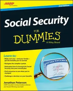 USED-Social Security For Dummies by Jonathan Peterson (Paperback)