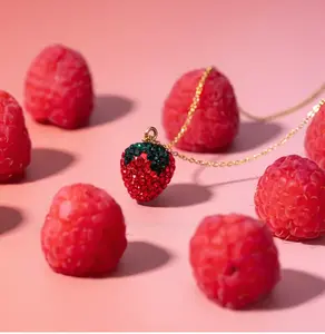 Sweet Raspberry Necklace 