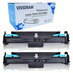 New Compatible Drum Unit Replacement For   19a Cf219a Imaging Drum High Yield Work With   Laserjet Pro M130fw M130fn M130nw M102w M102a M130a   M102 M130 Printer 2 Pack - Office & School Supplies
