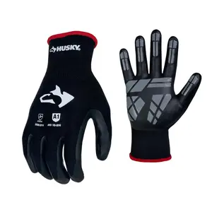 Extra Large Abrasion-Resistant Coated Outdoor and Work Gloves