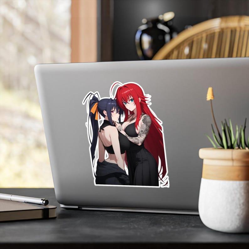 Rias Gremory & Akeno Himejima Sticker: High School DxD Anime Waifu ...