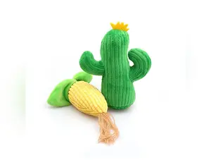 Dog Plush Toy Corn Cactus Combination