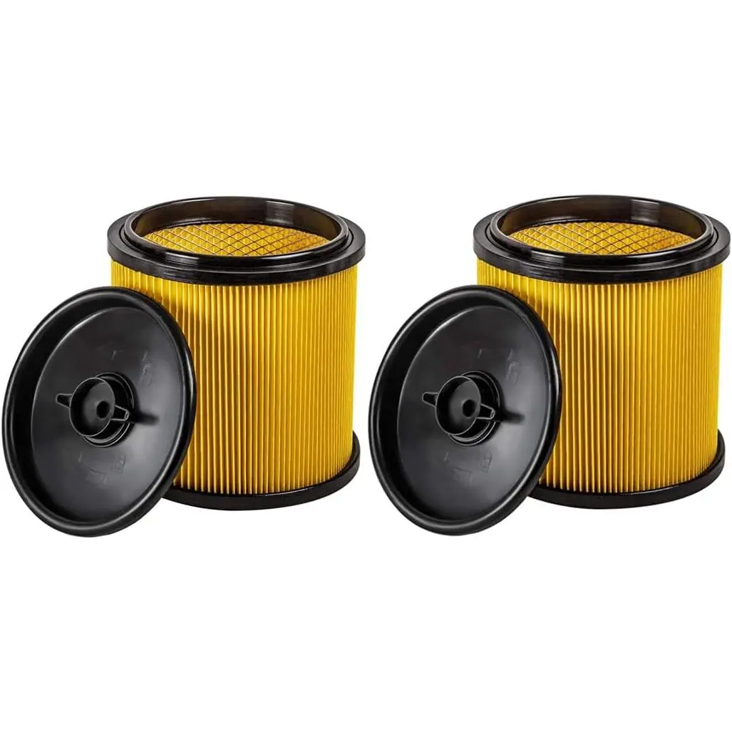 2 Pack Replacement Filter Compatible with Vacmaster Shop Vac 5 to 20 Gallon, Vac Master VCFS Standard Disposal  Filters For Hart Wet/Dry Vacuums