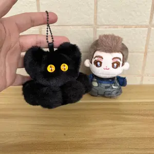 Cute Anime Game COD Call of Duty Ghost With 3D Eyes Krueger Cat Octopus and John Soap MacTavish Plush Toys Keychain Plushie Doll