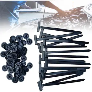 Vehicle Repair Cable Fasteners, 50 Pieces UV Resistant Nylon Buckles, Multi-Purpose Fasteners - For Vehicle, Home and Machine Use, Automotive Accessories, Car Accessory