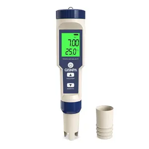 5-in-1 Salt Pool Tester, pH/TDS/EC/Salinity/Temp Meter, 0.01 Resolution High Accuracy Tester for Drinking, Hydroponics, Plants, Aquariums, Pool, Hot Tub Spas.