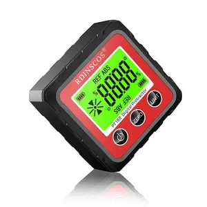 Digital Angle Gauge, Magnetic Protractor Inclinometer Level Angle Finder, Angle Cube Level Box with Magnet & Backlight, Portable, Tool