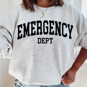 Emergency Department Sweatshirt, Emergency Dept, ED ER Emergency Room Doctor Staff, Nursing Student, Nurse Week, Unisex Crewneck Sweater