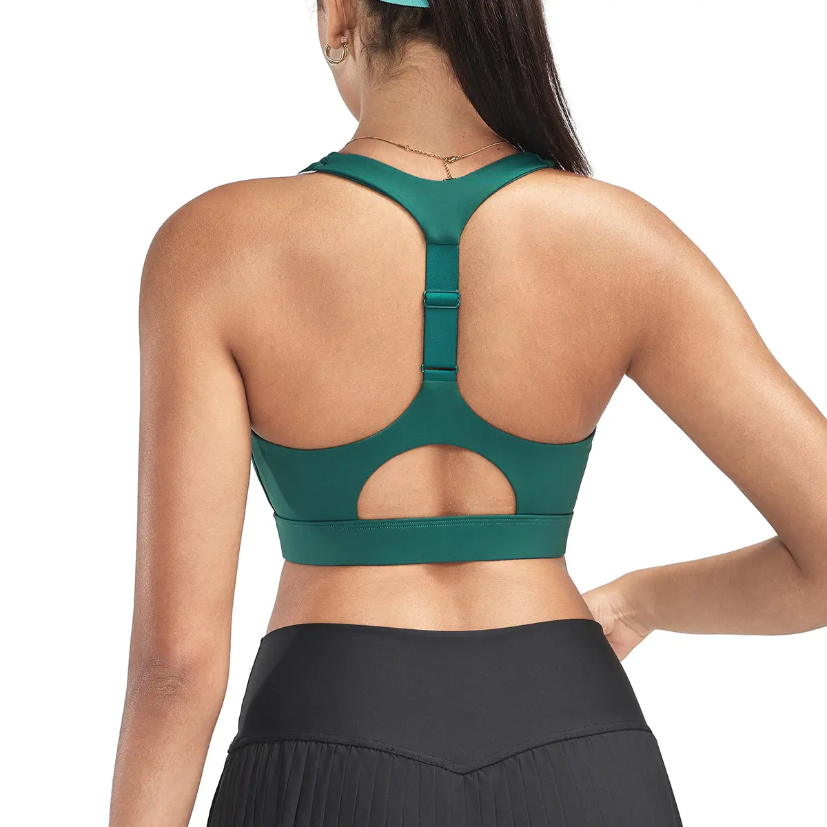 RUNNING GIRL High Support Sports Bra for Women Racerback with Hollow Design Removable Pads and Adjustable Wide Straps Perfect for Running Fitness Yoga Workout Bra Yoga Clothes Yoga Activewear summerwins #DealsForYouDays