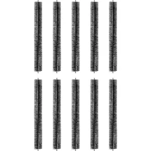 VEVOR Gutter Brush, 4.33 inch Diameter 30 Feet Total Length Gutter Cleaning Tools, Ground-Level Brush Leaf Guard for 5 Inch Gutters, Easily Clear Roof Leaves and Debris, 10 Pack