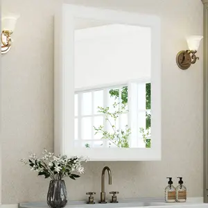 Medicine Mirror Cabinet for Bathroom Surface and Recessed Mount with Modern Design and Easy Installation
