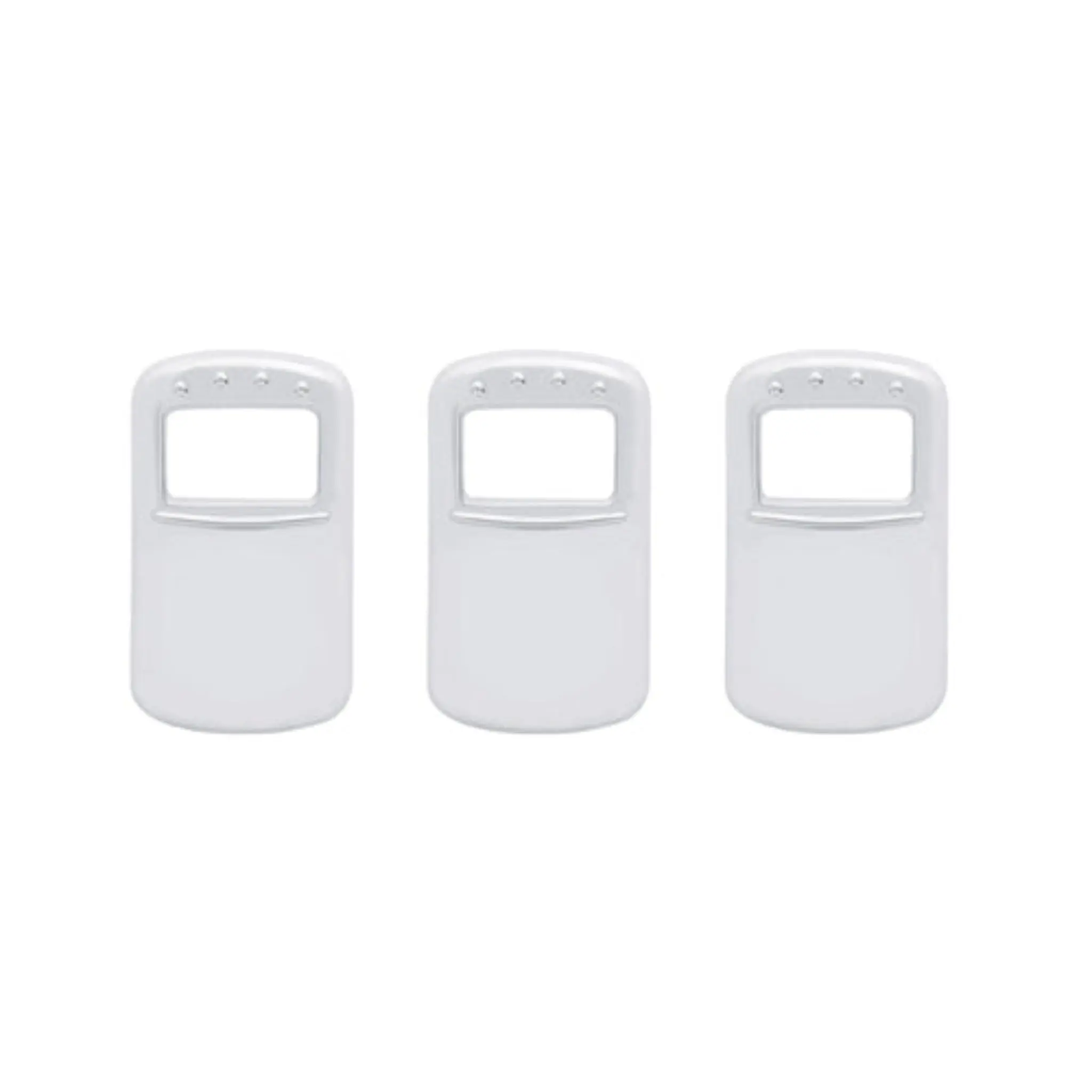 United Pacific Chrome Rocker Switch Cover, Compatible with Kenworth and Peterbilt Trucks