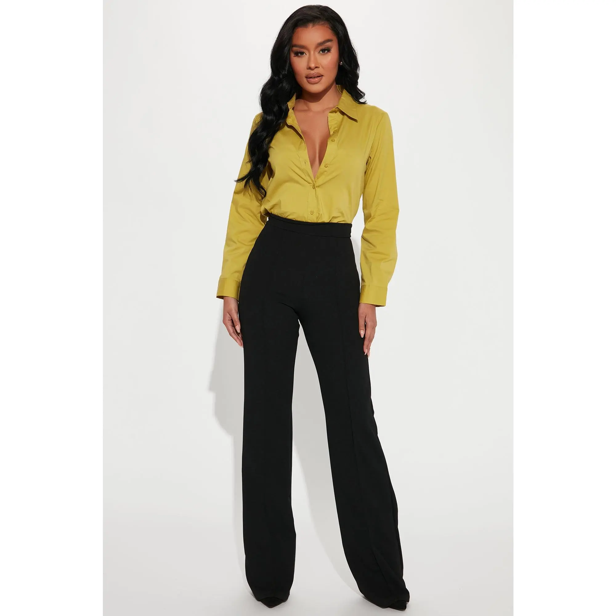 Tall Victoria High Waisted Dress Pants - Black