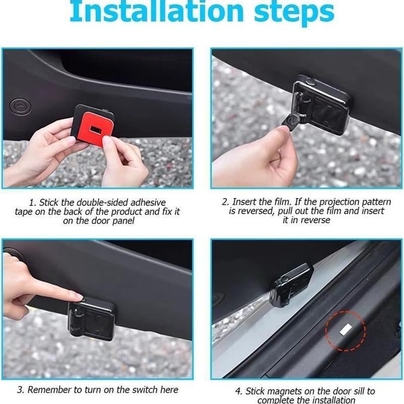 2Pcs LED Car Door Welcome Light Suit fot Honda HD Projector Lamp Accessories for Civic Fit Accord City Vezel CR-V Odyssey HR-V with Sensor Technology 2Pcs LED Car Door Welcome Light Suit fot Honda HD Projector Lamp Accessories for Civic Fit Accord City Vezel CR-V Odyssey HR-V with Sensor Technology