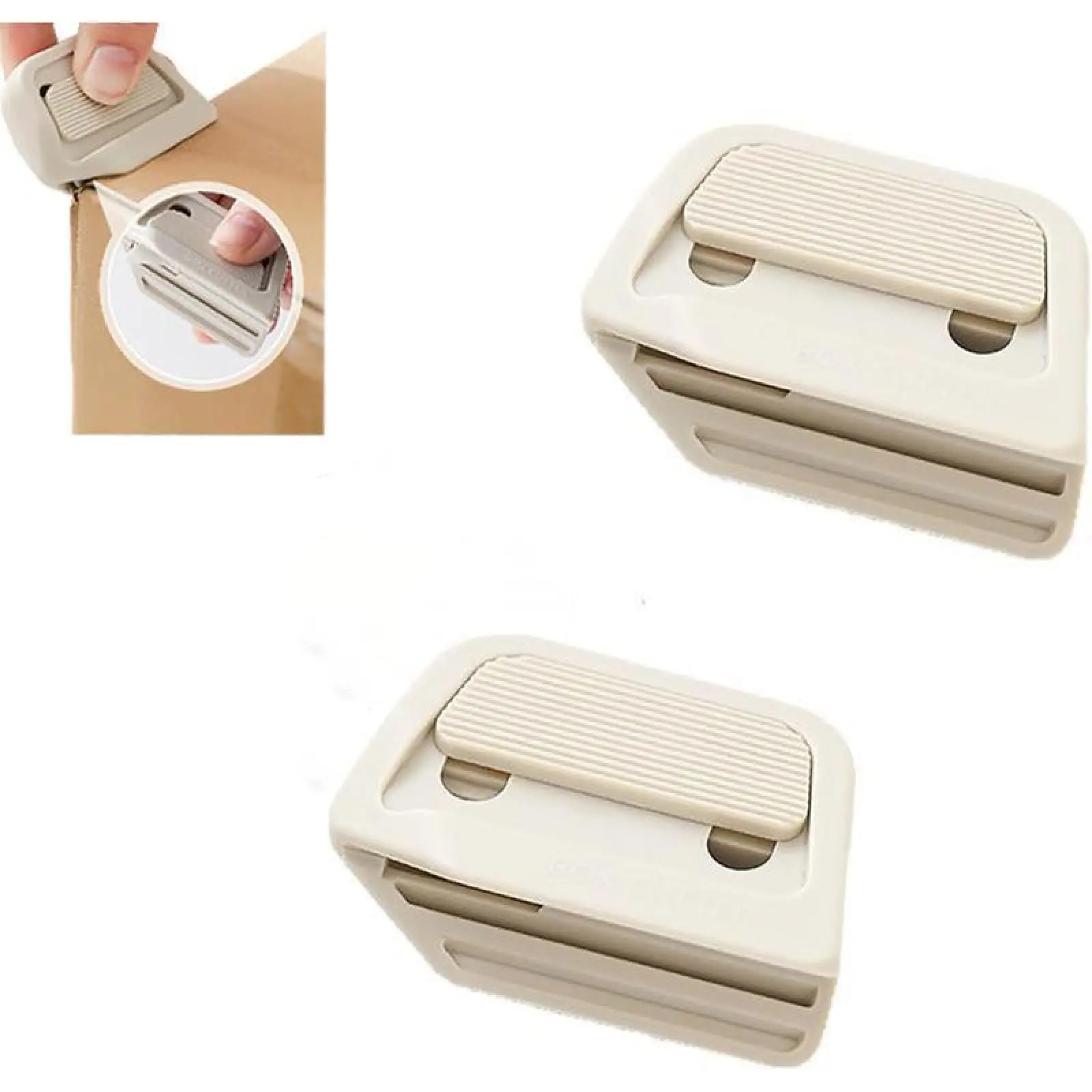 Pocket Sized, Ceramic Safety Blade, Mini Ceramic Paper Cutter,Auto-Retractable, Stays Sharp Up to 10X Longer.