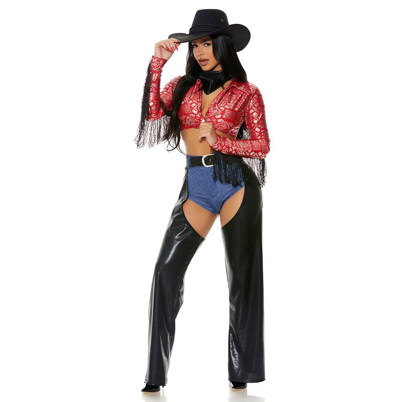 Forplay Women's Halloween Saddle Up Sexy Cowgirl Costume