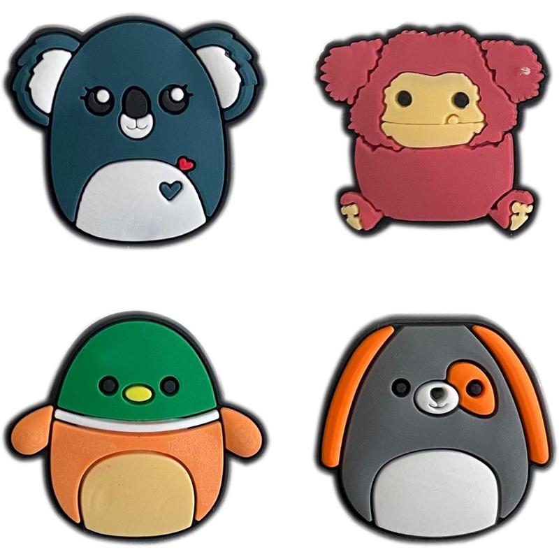 Shoe Charms for Kids Adults: 33 Pack Cute Animal Cartoon Shoe Decoration Charms, Shoe Charm, Charms for Shoes Bracelet Wristband Clog Sandals Birthday Party Favors Gifts Boys Girls Teens