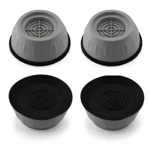 4pcs Shock and Noise Cancelling Washing Machine Support, Anti Vibration Pads for Washing Machine, Noise Reducing Anti Slip Anti-Walk Dryer Feet Pads, Washing Machine Stabilizer