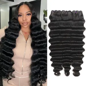 Beaufox Human Hair Loose Deep Wave Bundles Unprocessed Loose Wave Bundles Human Hair Extensions