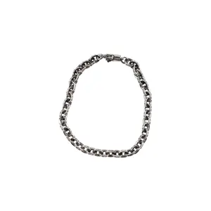 Paper Chain Bracelet "6.5 inches - Silver" CHRM0452