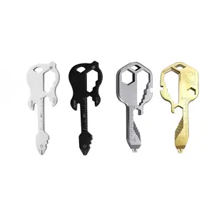 Multi-Function Keychain Tool Card for EDC Camping and Outdoor Use, Portable Compact Design for Everyday Carry and Travel