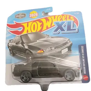 Hot Wheels XL 2026 Nissan Skyline GT-R (BNR32) Metal Die-Cast Car Model 4/24 Series Collectible Toy