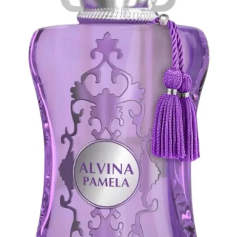 Alvina Pamela - Purple Eau de Parfum with Intricate Embellishments and Tassel Design for Women