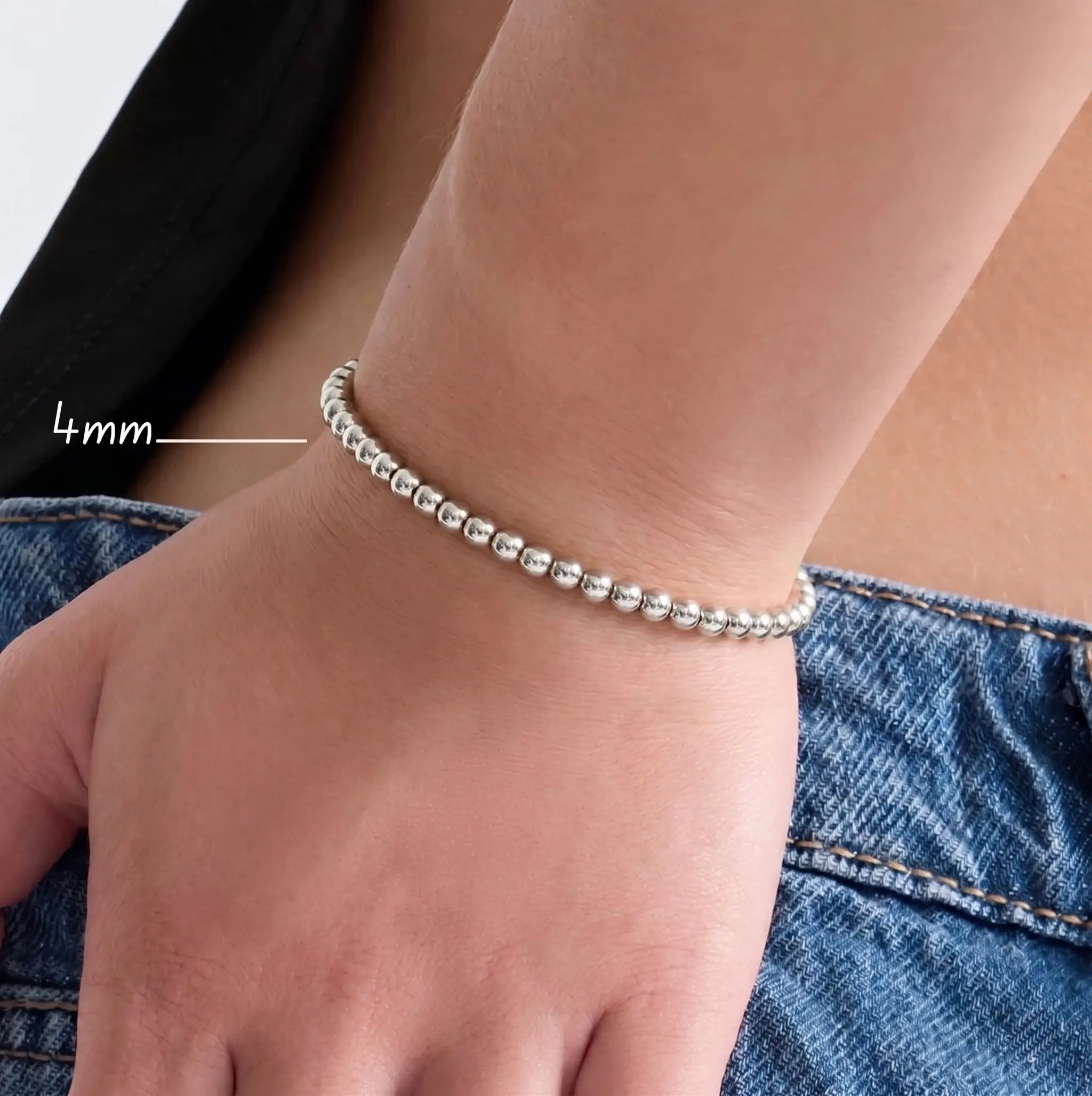 EVRY JEWELS Gold or Silver Plated Stainless Steel Women's Hypoallergenic Mykonos Bracelet