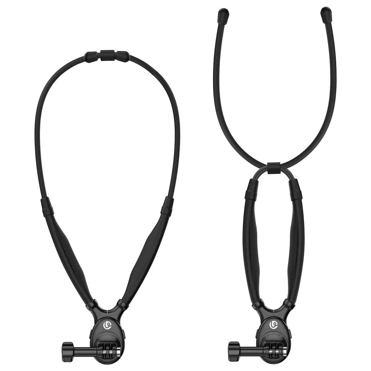 ULANZI ZJ09 Flexible POV Neck Mount, Magnetic Necklace Holder & Chest Strap, Camera POV Mount w Universal Adapter for GoPro Hero Series, AKASO, DJI Osmo Action 5 Pro/4/3, Insta360 & Most Action Cam