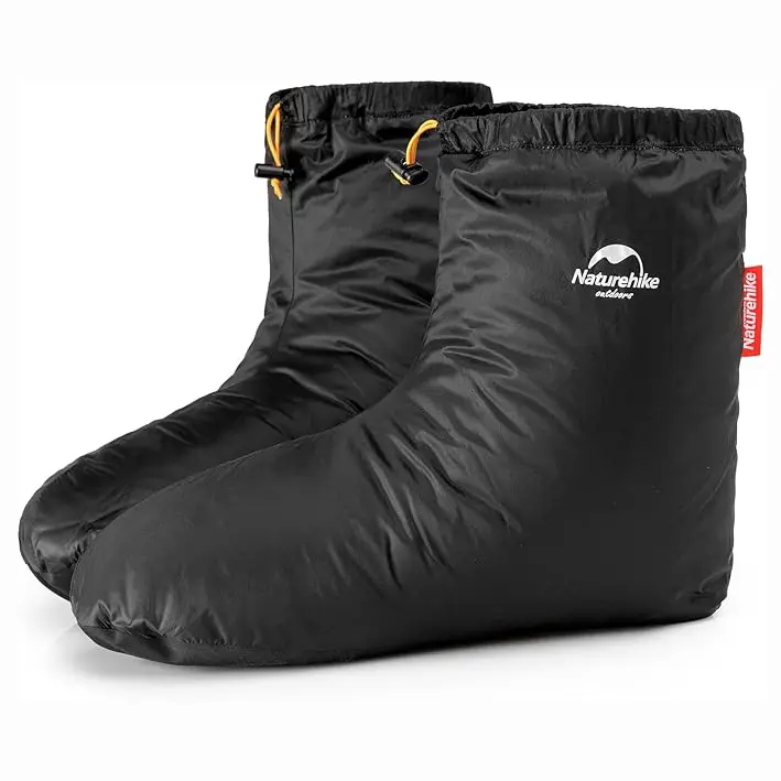 Naturehike Down Booties for Men and Women - Ultralight Winter Warm Socks, Camping Foot Warmer for Backpacking and Outdoor Adventures