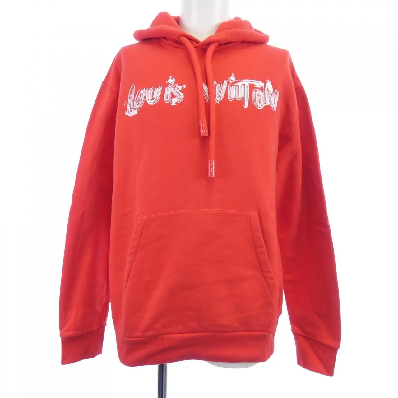 Pre-owned Louis Vuitton Cotton Small Leather Goods Print Hoodie