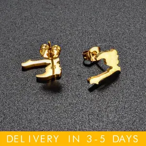 01-Haiti Map earrings