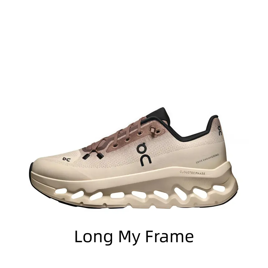 Versatile Beige-White Sport Trainers with Ventilated Upper & Responsive Cushioning for Road, Treadmill, and City Exploration – Stylish & High-Performance for Everyday Wear