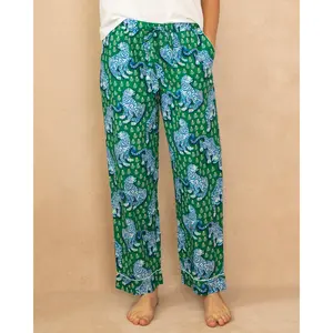 Tiger Queen - PJ Pants - Jade