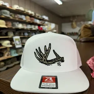 Antler Shed 7-Panel Hat White