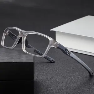 Men's y Square TR90 Frame Glasses with Clear Lens - Fashionable Full Rim Eyewear