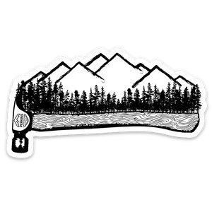 4"x2.2" Where Hammer's Come From Sticker - Perkins Builder Brothers