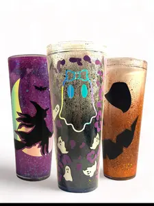 Halloween Glitter Tumbler