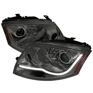 1999-2006 Audi TT LED Bar Projector Headlights (Chrome Housing/Smoked Lens)