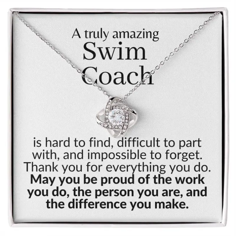 Swim Coach gift necklace gifts, gift for Swim Coach, Swim Coach jewelry gift for her for women, Swim Coach gift ideas appreciation gift