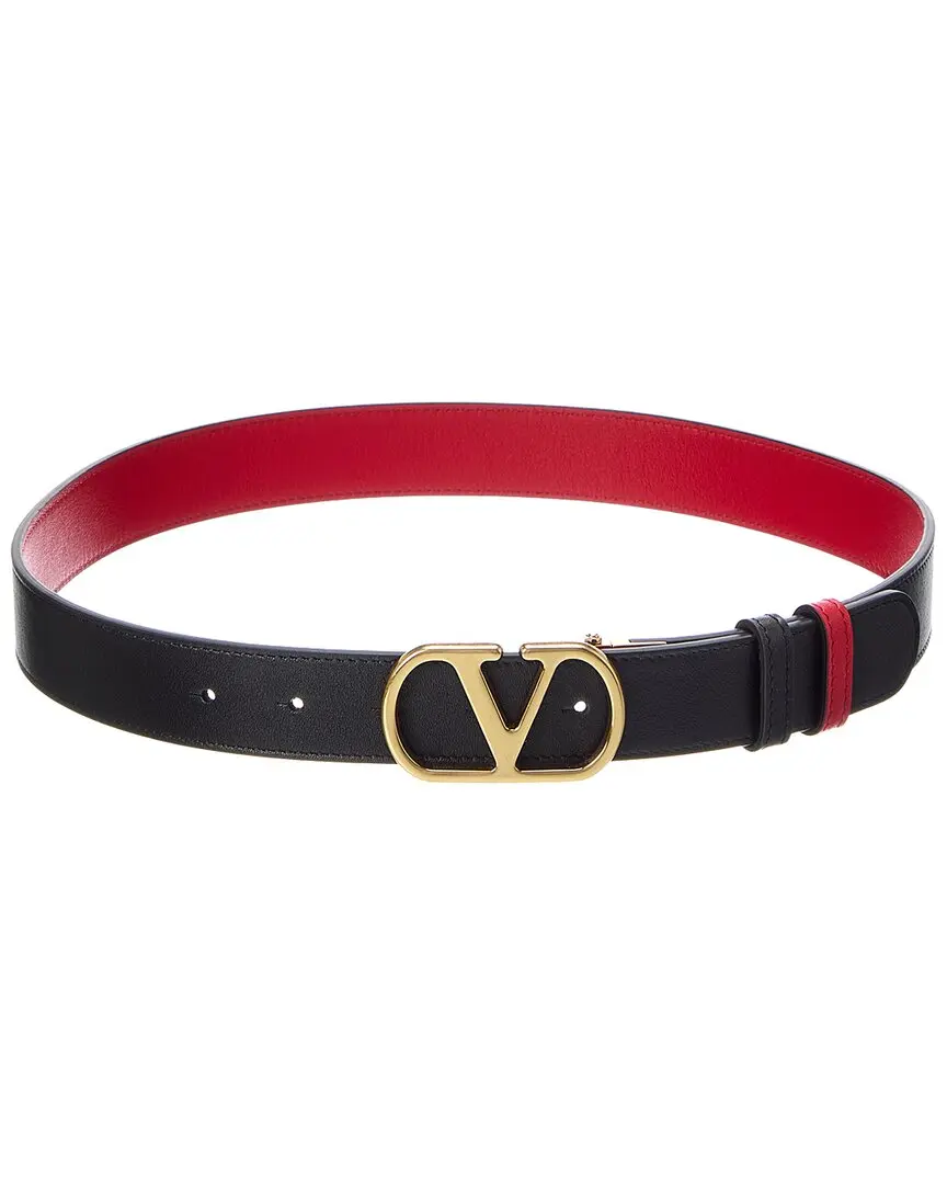 Valentino VLogo Signature 30 Reversible Leather Belt