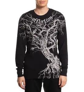 Affliction Men's Thermal Long Sleeve Shirt Catharsis