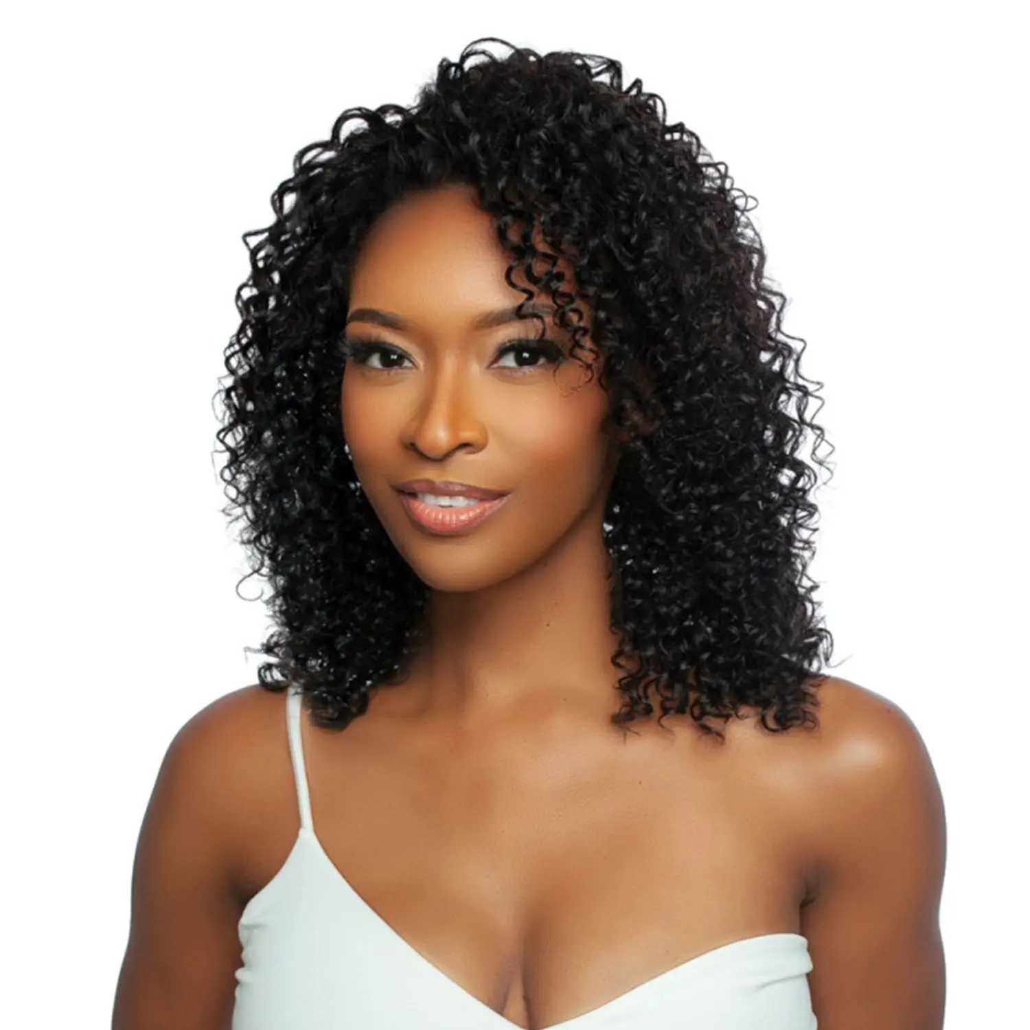 Mane Concept Unprocessed Virgin Human Hair Half Wig - Trill Versatile Glueless TRHW204 Water Wave, 18in, Adjustable Headband, Breathable, 60-Second Flip-Over Ease Look, Everyday Wear Hair Extensions, Half Wigs, 18 Inches, Flip Over Ease Look In 60 Seconds