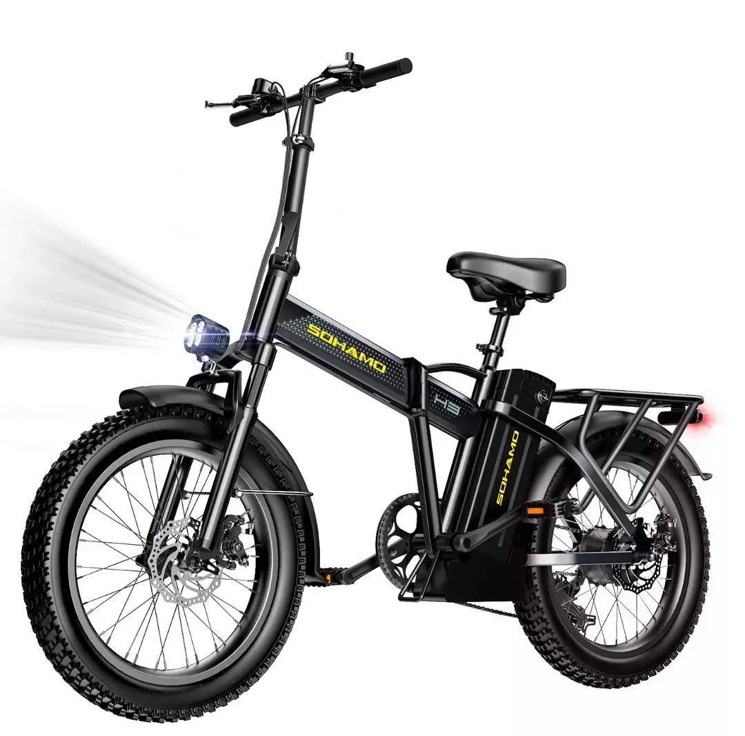 Electric Bicycle for Adults 750W 20in Foldable Ebike 48V 15/20AH Fat tire 28mpzF